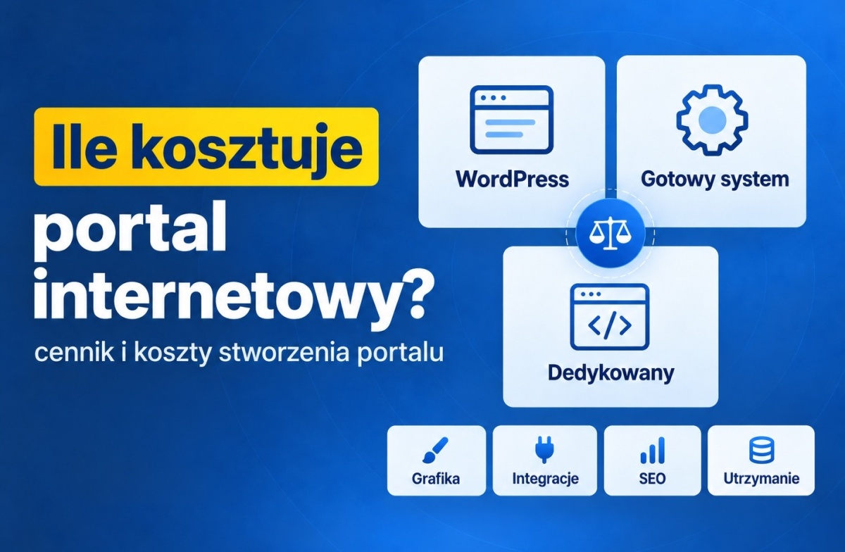 Ile kosztuje portal internetowy? Cennik i koszty [2026]