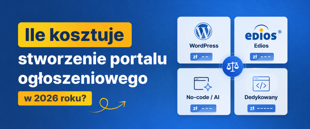 Ile kosztuje stworzenie portalu ogłoszeniowego w 2026 roku? WordPress, gotowy system czy no-code AI?