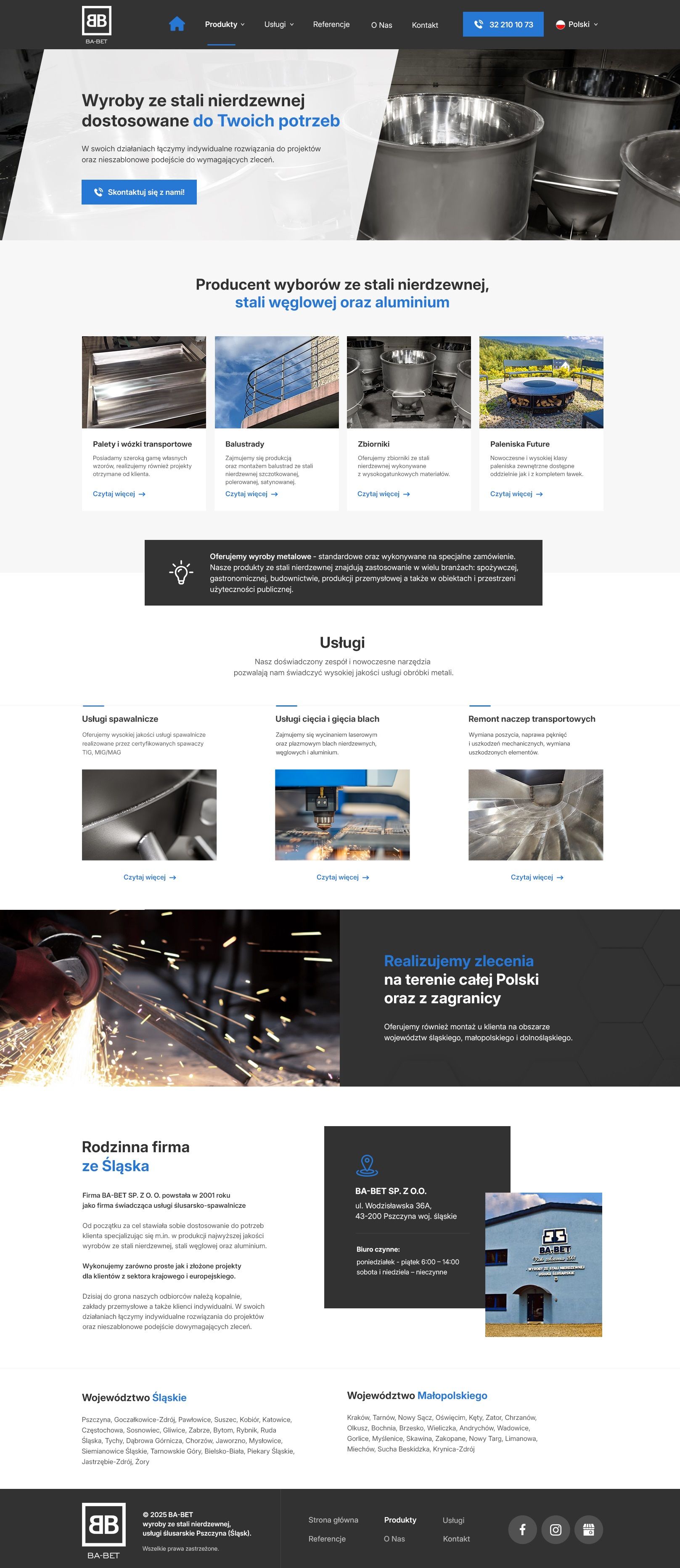 Strona internetowa Babet.pl